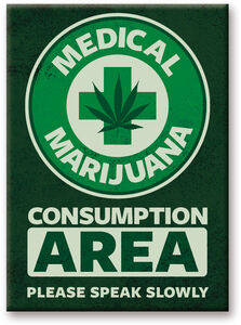 Weed Medical 2.5 x 3.5 Flat Magnet