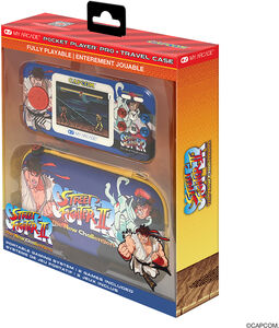 My Arcade - Super Street Fighter II Pocket Player Pro Portable Handheld Gaming System With Travel Case