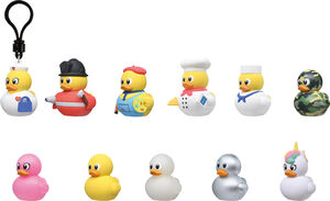 Yellow Ducks - 3D Foam Bag Clip - 24pc Blind Bag PDQ