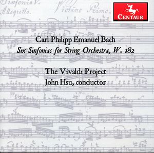 Six Sinfonia for String Orchestra w. 182