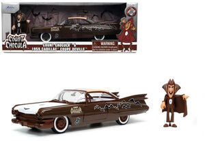 General Mills - 1:24 '59 Cadiallac Coupe Deville Die-Cast Car & Count Chocula Figure