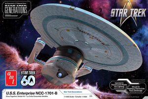 AMT Star Trek: Generations U.S.S. Enterprise NCC-1701-B 1/1000 Scale Model Kit