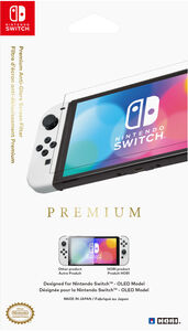 Switch Accessory: HORI Premium Anti-Glare OLED Screen Protective Filter: Officially Licensed by Nintendo