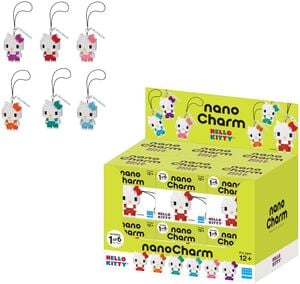 Nanoblock - Sanrio - nanoCharm - Hello Kitty Colors (Box/12) Blindbox Display