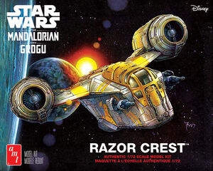 AMT Star Wars: The Mandalorian & Grogu Razor Crest 1/72 Scale Scale Model Kit