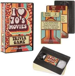 I Love 70s Movies Trivia Card Game