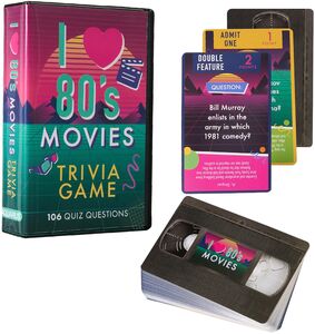 I Love 80s Movies Trivia Card Game