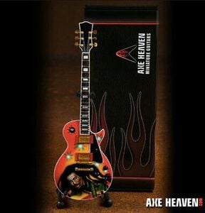 Rasta Reggae Tribute 10 Inch Miniature Guitar Replica Collectible