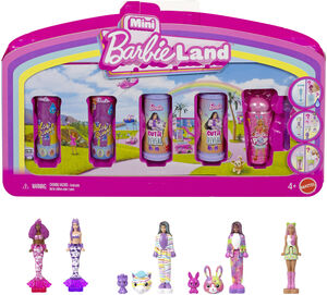 Barbie Mini Barbie Land 5 Dolls Reveal Pack
