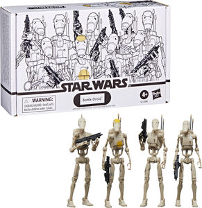 Star Wars: The Phantom Menace - Vintage Collection - Battle Droid Action Figure 4-Pack