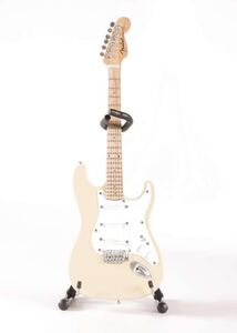 Fender Cream Stratocaster 10 Inch Miniature Guitar Replica Collectible