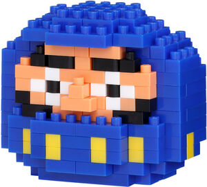 Nanoblock - Culture - Character Collection - Daruma (Cobalt Blue) Building Kit