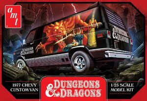 AMT Dungeons & Dragons 1974 Chevy Van 1/25 Scale Model Kit
