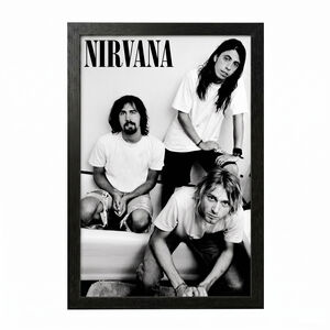Nirvana - Band 11x17 Framed Gel Coat