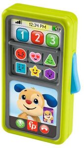 Fisher Price Laugh & Learn 2-In-1 Slide to Learn Smartphone, Green