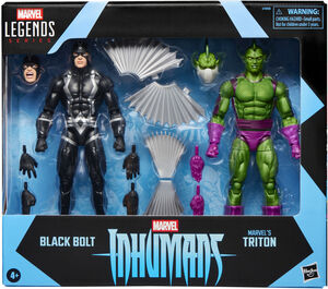 Inhumans - Marvel Legends - Black Bolt & Marvel’s Triton Action Figure 2-Pack