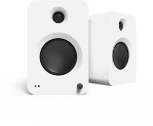 Kanto REN MW Bluetooth Powered Bookshelf Speakers 200 Watts (Matte White)