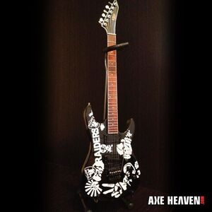 Jeff Hanneman Signature Raiders Tribute 10 Inch Miniature Guitar Replica