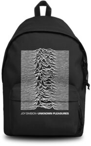Rocksax - Joy Divison - Unknown Pleasures - Daypack with Laptop Pocket (Black) (Black/White)