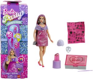 Barbie Party Unboxed Glam Party Series Pink Sparkle Doll & Accessories