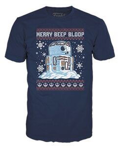 FUNKO BOXED TEE: Star Wars Holiday- R2D2 Snowman - XS