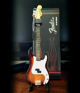 Fender Precision Bass Classic Sunburst 10 Inch Miniature Guitar Replica