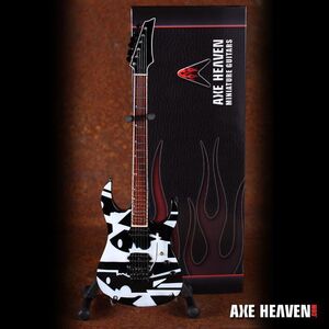 John Petrucci Black & White JP6 Picasso 10 Inch Miniature Guitar