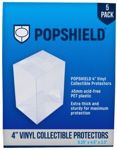 Popshield 4 Collectible Protectors - 5 Pack - Clear