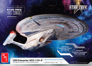 Star Trek U.S.S. Enterprise NCC1701E (Translucent) AMT Model Kit