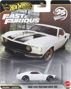 Hot Wheels Premium: Fast & Furious '69 Mustang Boss 302