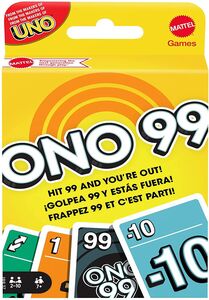ONO 99 Card Game By UNO