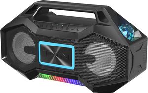 Ion iSP147 Party Rocker Go Portable Bluetooth Speaker - IPX5 - FM Radio - 60W (Black)