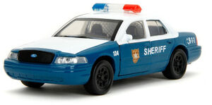 The Walking Dead - Hollywood Rides - 1:32 Rick Grimes Ford Crown Victoria Die-Cast Police Car