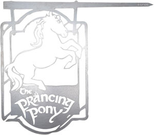 WETA Workshop x Metalbird - The Lord of the Rings Trilogy - The Prancing Pony Metalbird Sign