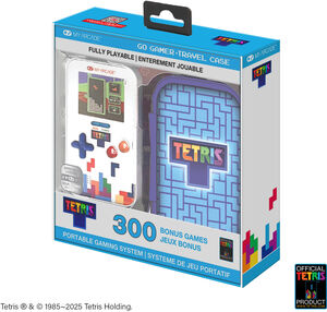 My Arcade - Tetris Go Gamer Portable Handheld Gaming System With Travel Case