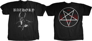 Bathory - Goat Logo - T-Shirt - Small (Black)