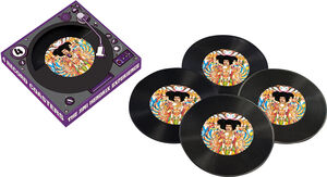 Jimi Hendrix Experience Axis Bold As Love LP 4 Pc Coaster Set