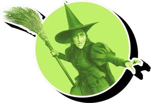 Wizard of Oz Bad Witch Funky Chunky Magnet