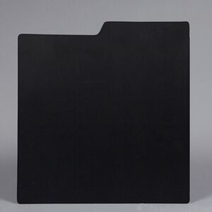 Bags Unlimited DLPP50K 12 Inch LP Divider Cards .05 Inch Plastic - 25 Pack (Black)