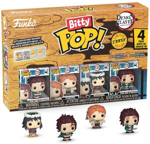 Funko Bitty POP!: Demon Slayer - Tanjiro 4-pack