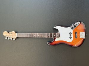 Fender Jazz Bass - White Pickguard 10 Inch Miniature Replica Collectible