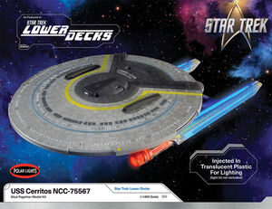 Star Trek Lower Decks U.S.S. Cerritos Polar Lights Model Kit