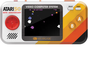 My Arcade - Atari Pocket Player Pro Handheld Portable Gaming System 100 Games