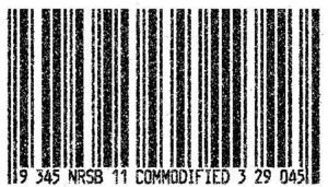Commodified