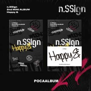 Happy & - PocaAlbum - incl. QR Code, 2 Photocards, 2 Stickers + Photostand Package
