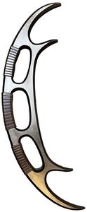 Star Trek: The Next Generation - Klingon Bat'Leth LARP Stunt Prop Replica