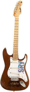 SRV Fender Strat - Lenny 10 Inch Miniature Guitar Replica Collectible