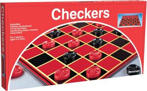 Pressman Classic Games: Checkers, Folding Board