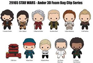 Star Wars - Andor 3D Foam Bag Clip