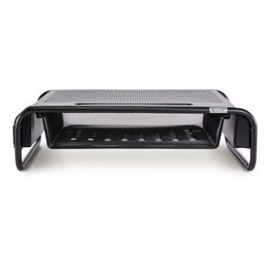 Allsop 32166 Metal Art Organizer 5 Feature Monitor St- Drawer Metal (Black)